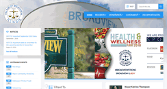 Desktop Screenshot of broadview-il.gov